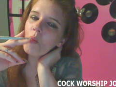 You are going to suck cock while I have a smoke JOI