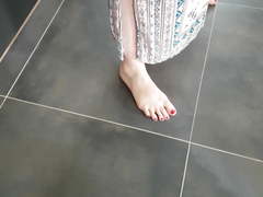 Teen sexy voyeur Feet Foot Barefeet Barefoot Toes Shoes